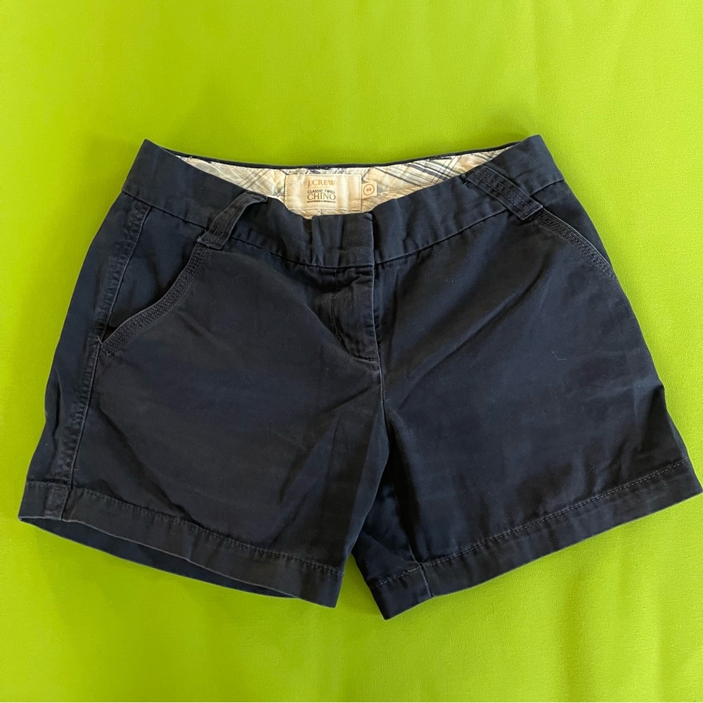 J. Crew Black Bermuda Shorts Relaxed Fit